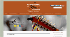 Desktop Screenshot of fundacionmusicaldecolombia.com